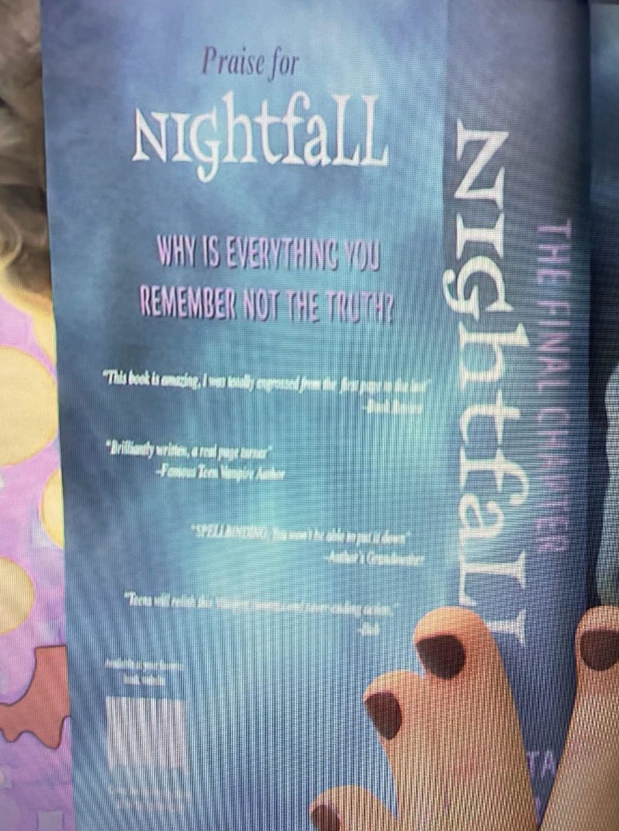 Praise for &quot;Nightfall&quot; blurbs