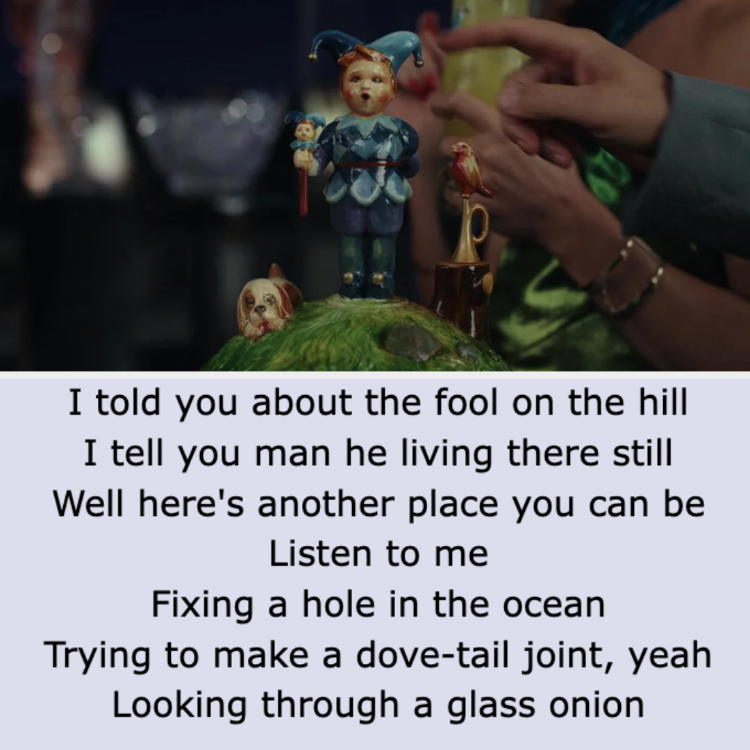 The fool in &quot;Glass Onion;&quot; Beatles lyrics to &quot;Glass Onion&quot;