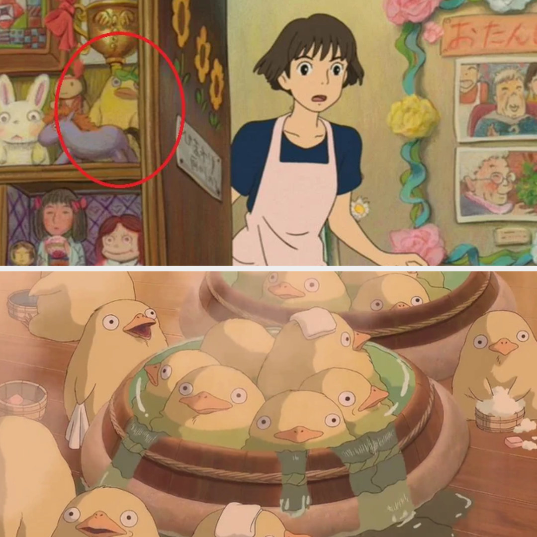 Duck from &quot;Spirited Away&quot; in &quot;Ponyo&quot;