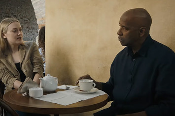 Dakota Fanning and Denzel Washington in the trailer for 'The Equalizer 3'