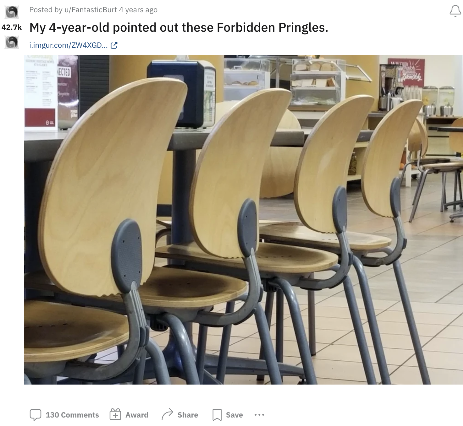 line of chairs with curved backs