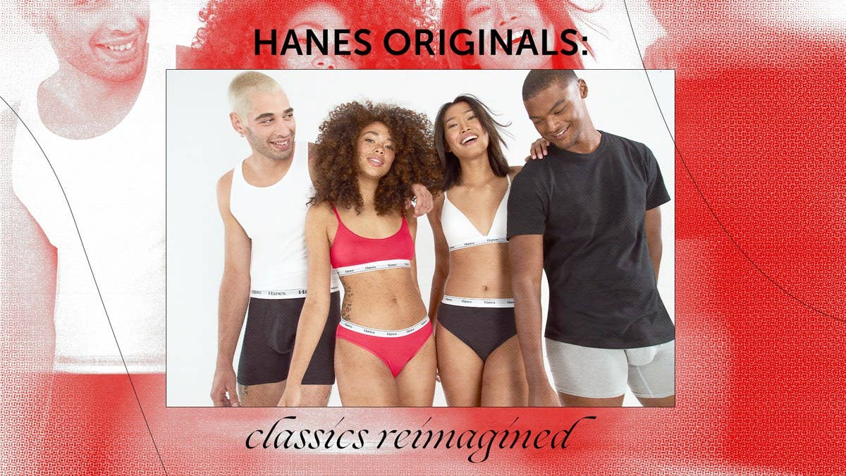 Hanes Originals is a brand new look at the classics, featuring essentials with updated cuts, ample color options, and bold patterns.