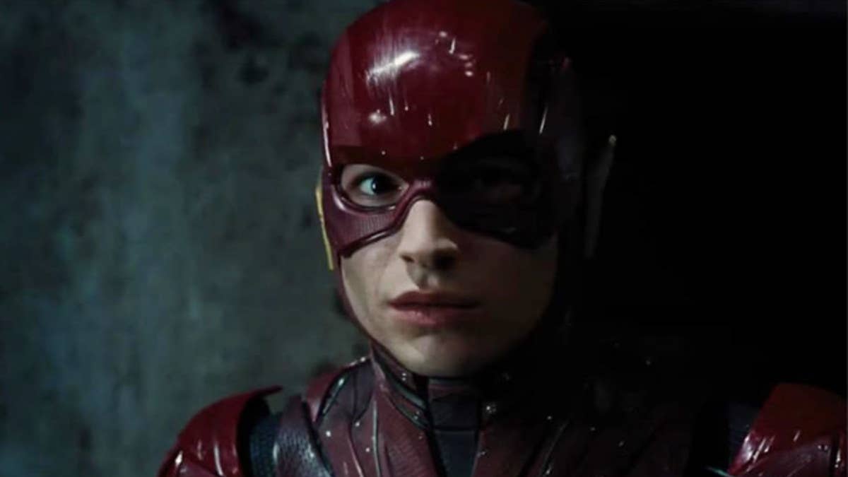 A new trailer has been released for the long-teased Ezra Miller-starring film, which earlier this year excited fans with some choice Michael Keaton imagery.