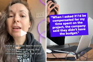 The author; a woman working at her computer