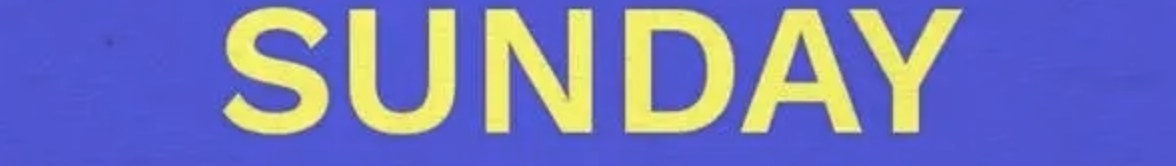 Sunday