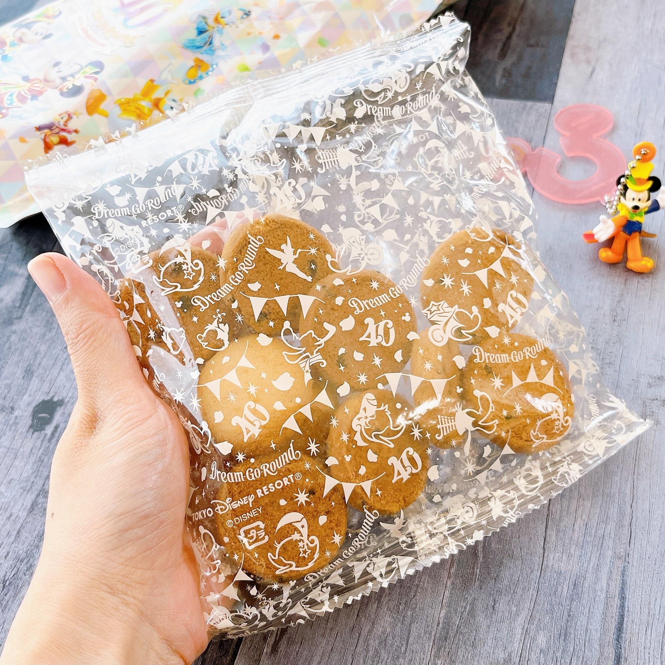 ♡チョコチップクッキーくまスウェット レトロファンシー古着