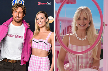 Margot Robbie and Ryan Gosling promoting Barbie