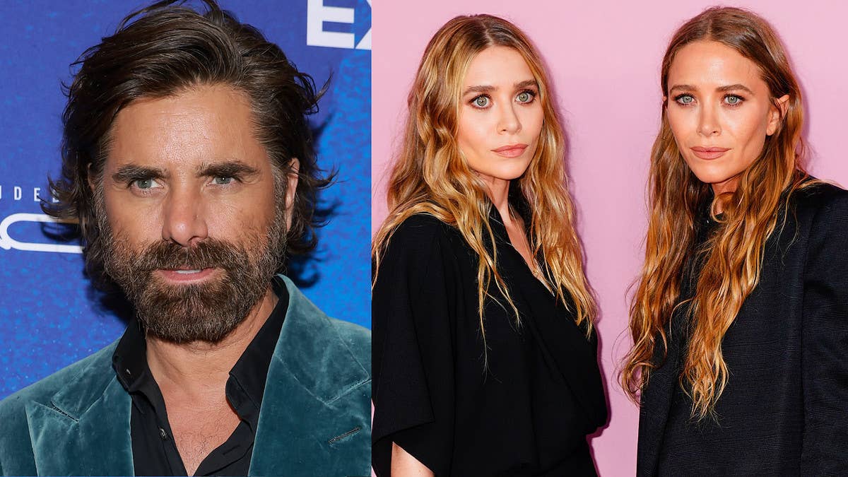 John Stamos spoke about the time he got Mary-Kate and Ashley Olsen fired from 'Full House' on their first day. The move, of course, was temporary.