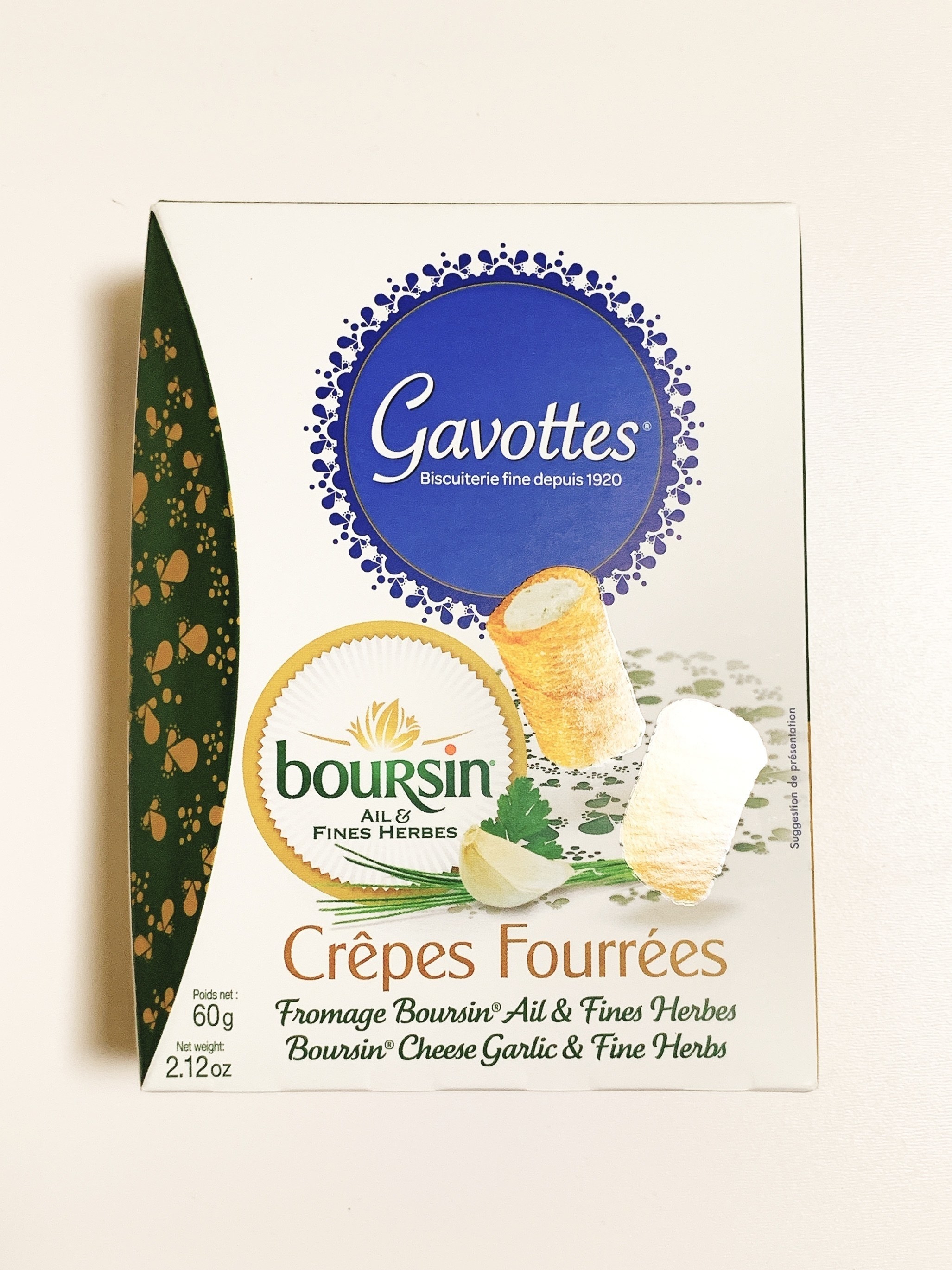 KALDI（カルディ）のオススメのおつまみ「ガヴォット ミニクレープ ブルサンクリーム」