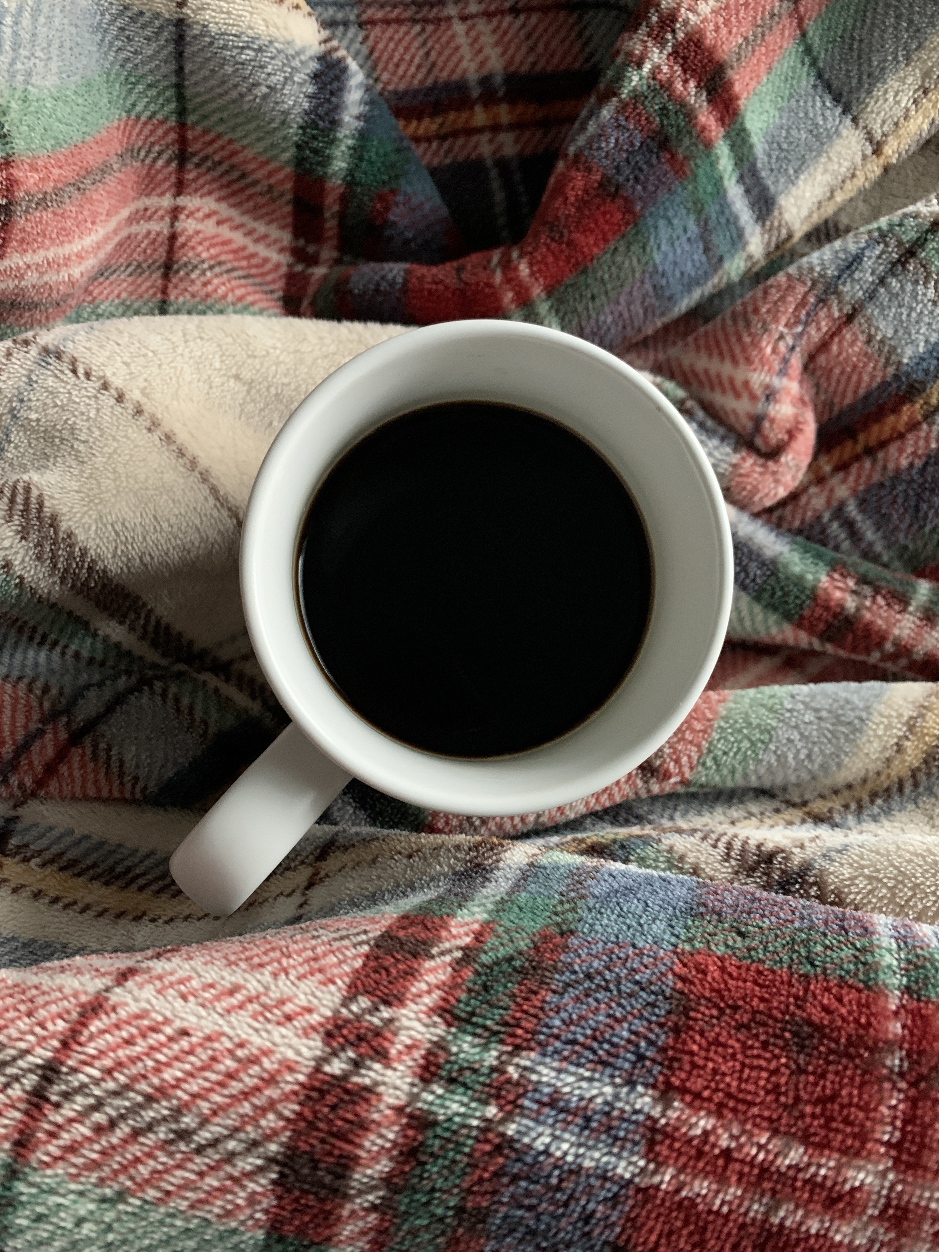 A cup of hot coffee