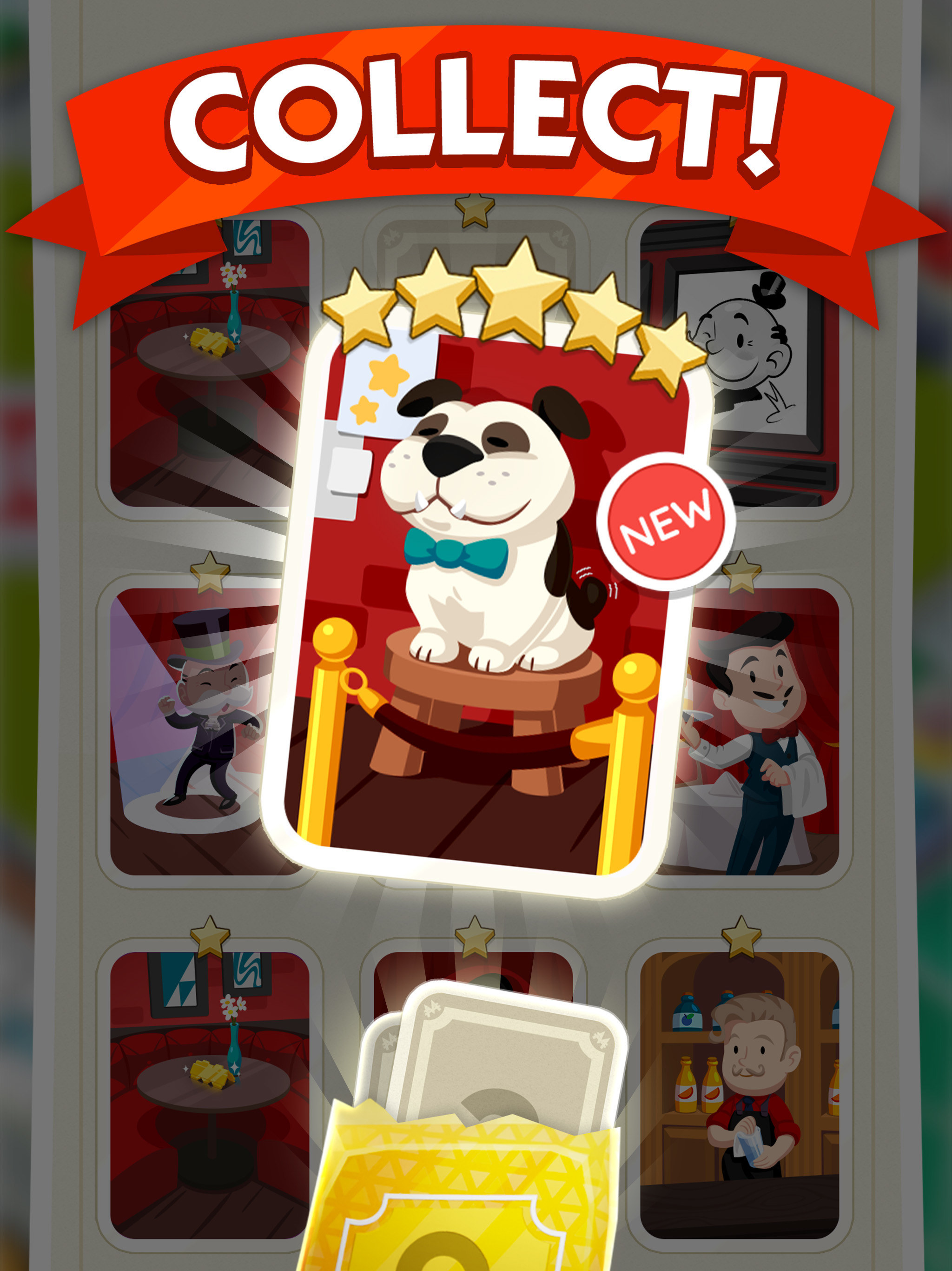 Screenshot of Monopoly Go game play