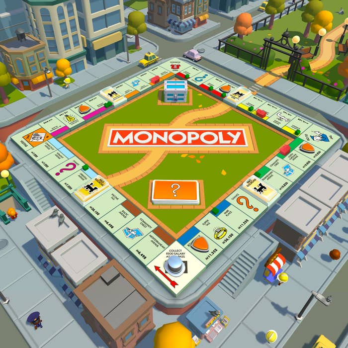 Digital Monopoly Go board