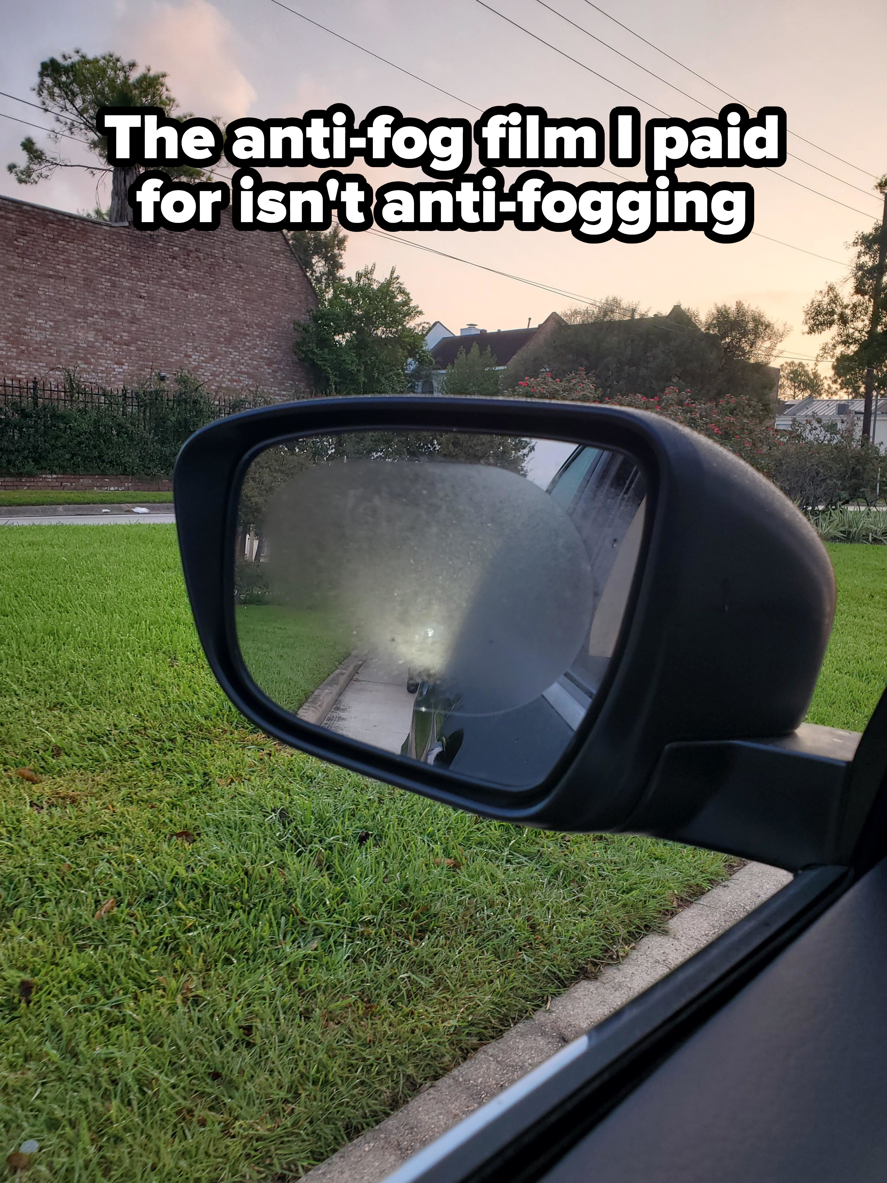A foggy mirror