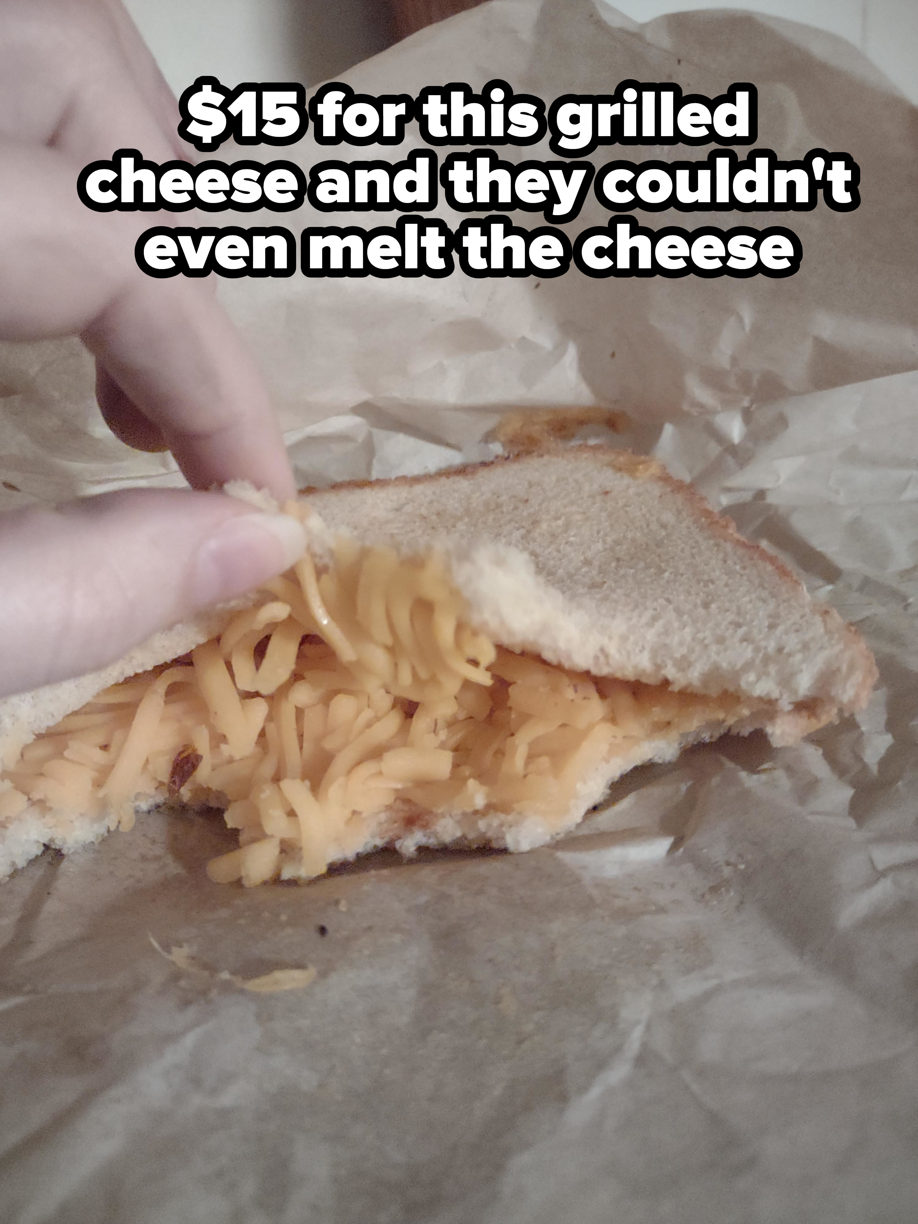 Cheese in bread