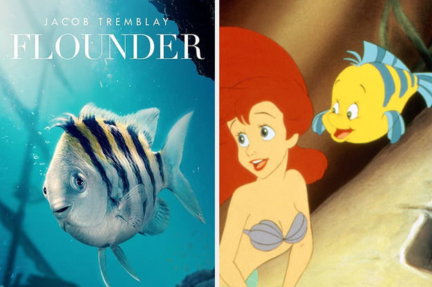 People Are Low-Key Terrified Of Flounder, Sebastian, And Others After "The Little Mermaid" Live-Action Movie Just Released A Bunch Of Character Posters