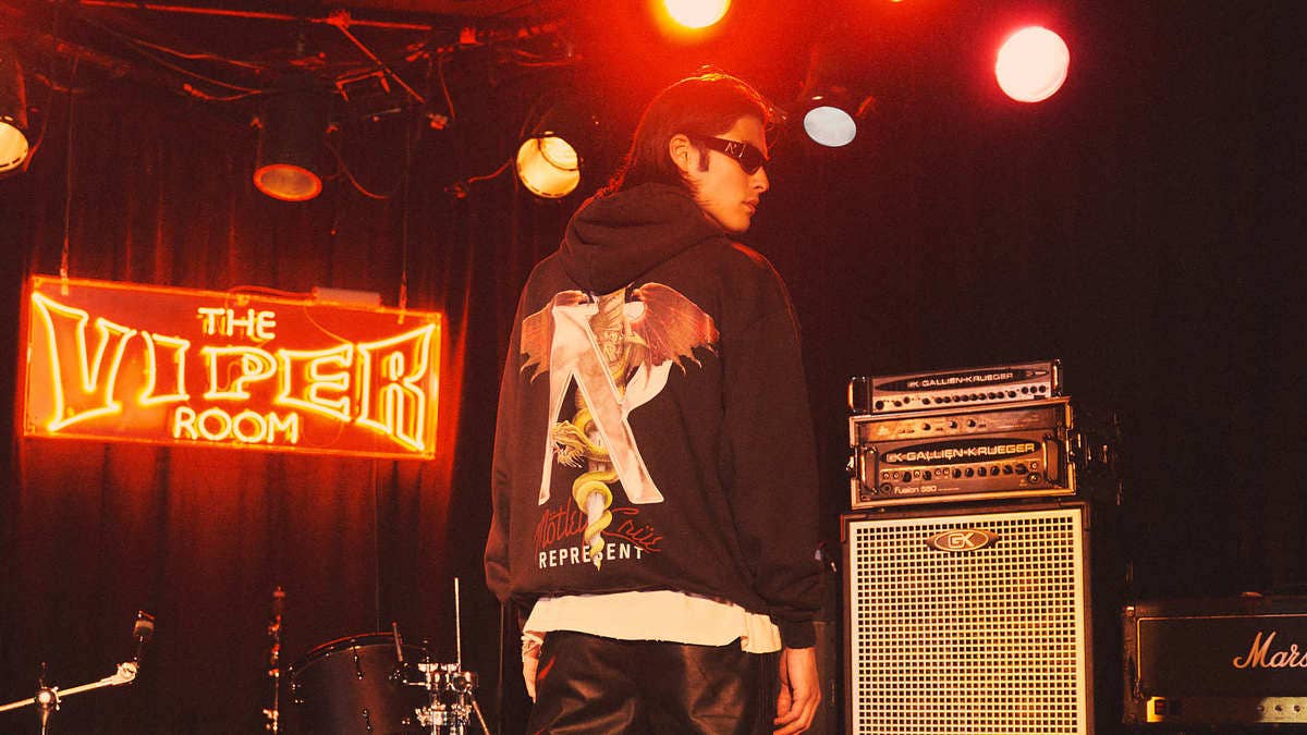 British streetwear brand Represent celebrated its Mötley Crüe collab with a one-day pop-up at the Viper Room in Los Angeles. Here's more on the project.