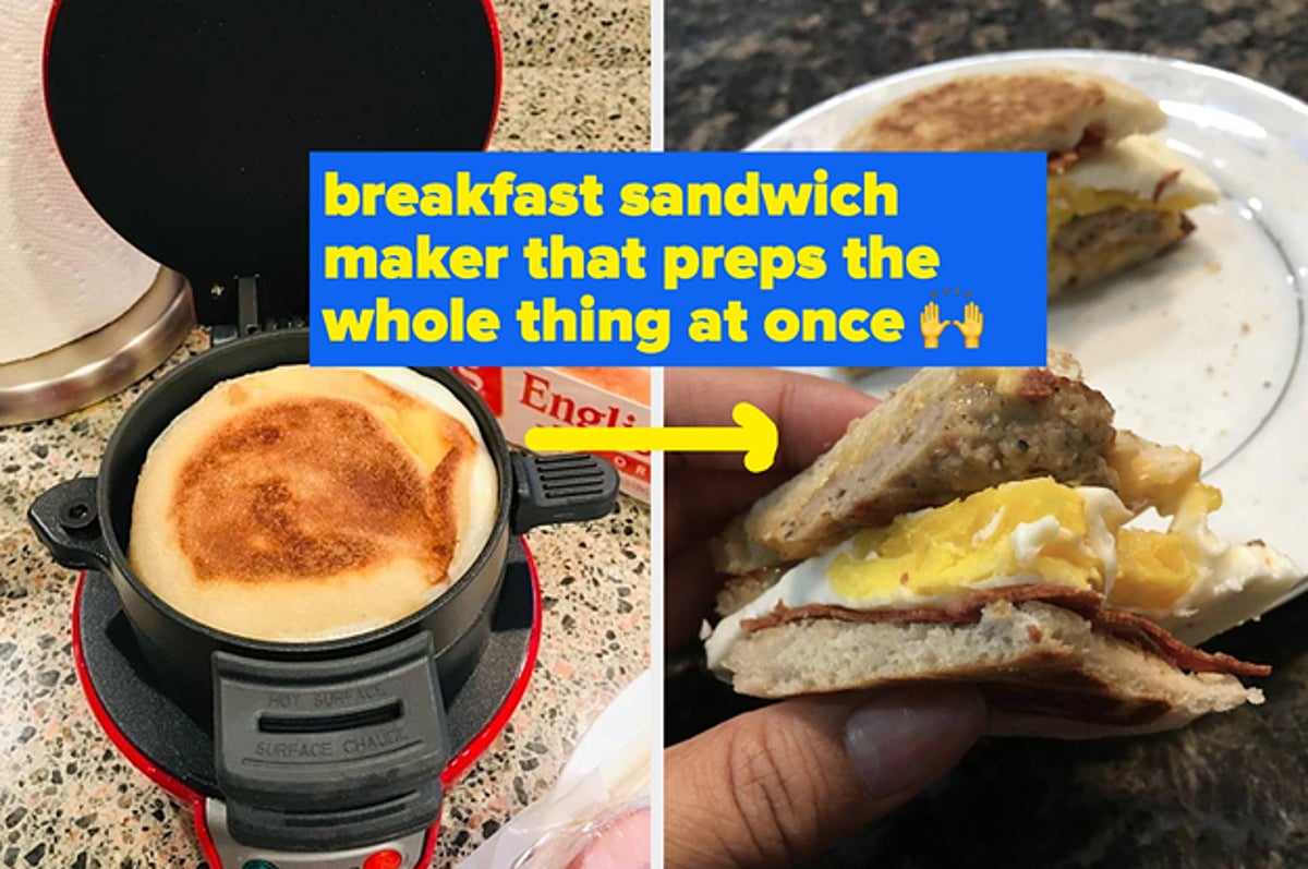 Sandwich Maker, Panini Press Sandwich Maker With Nonstick Surface Breakfast  Sandwich Maker Easy To Clean And Storage, Indicator Light, Perfect For  Breakfast Grilled Cheese Egg Bacon And Steak