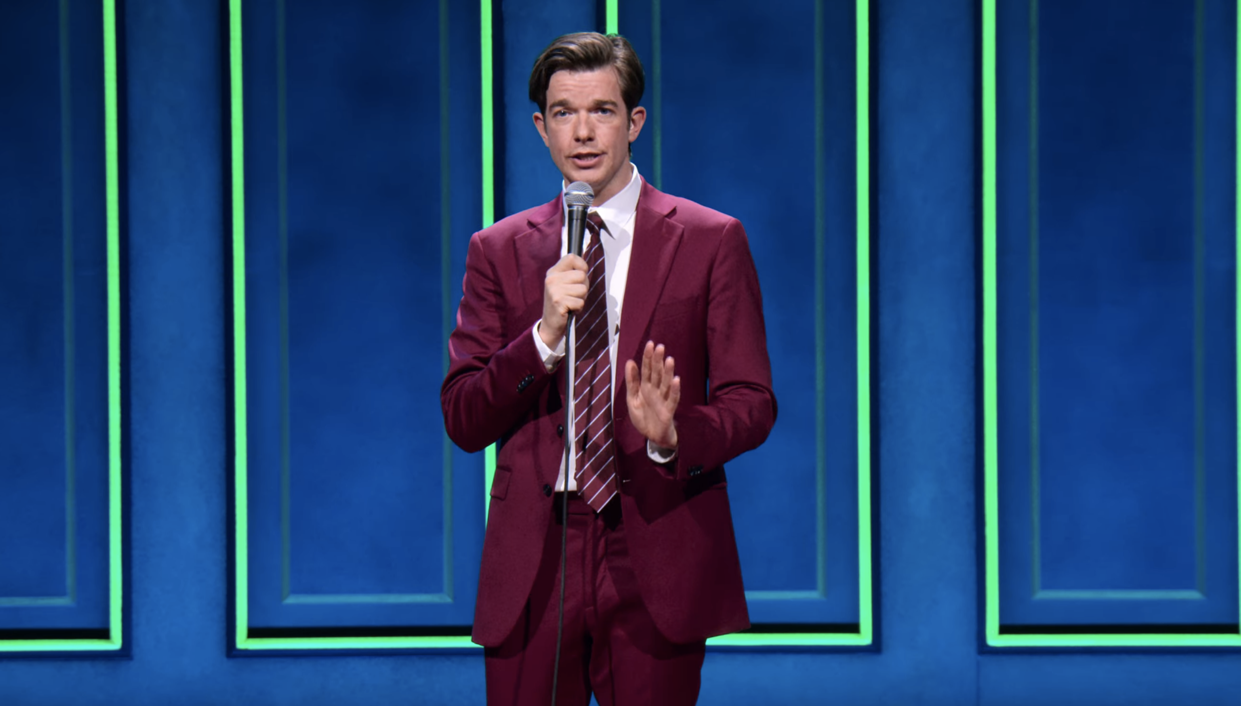 John speaking during his stand-up special