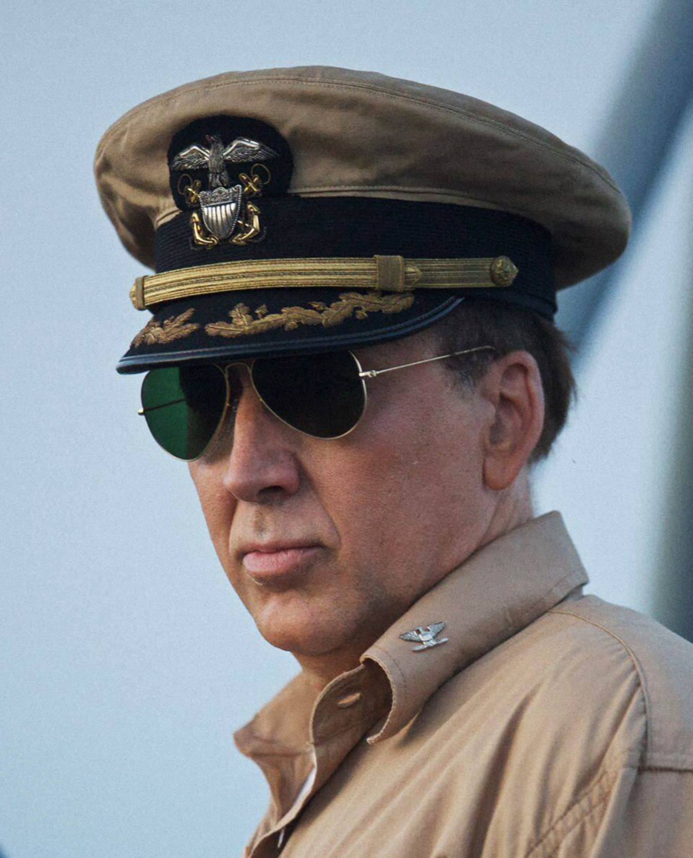 Nicholas Cage as a military officer