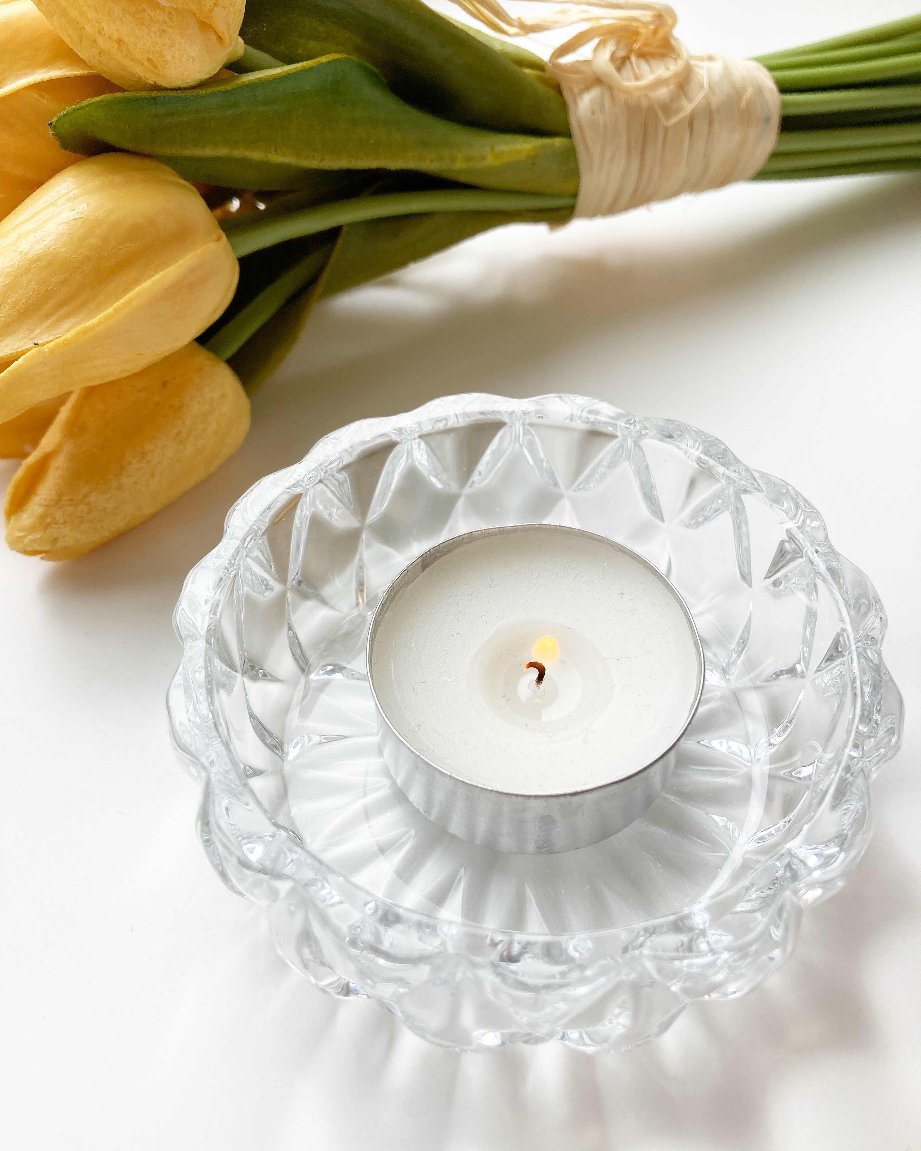 CanDo(キャンドゥ)の小物入れ「インテリアガラスキャニスタードロップ」