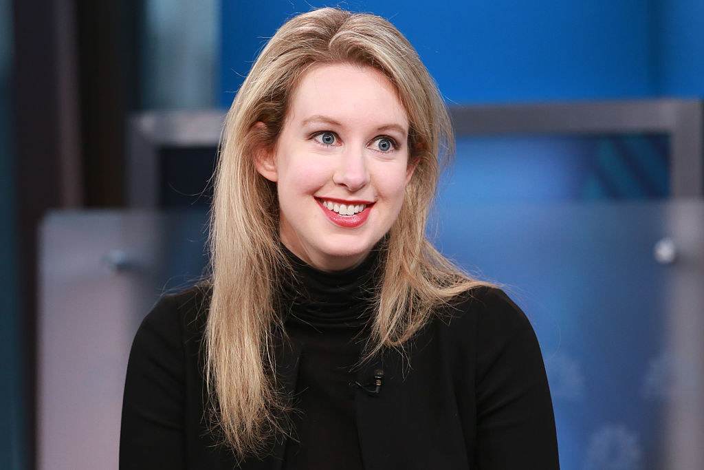 Closeup of Elizabeth Holmes