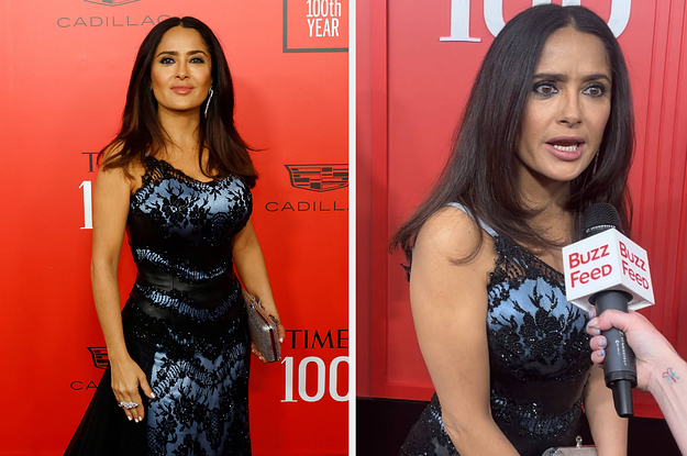 We Asked Salma Hayek To Name The Most Expensive Thing She's Wearing, And Her Answer Was A+