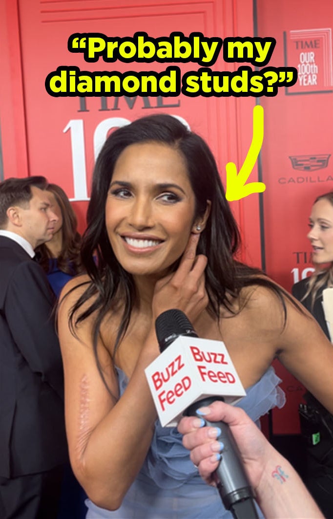 Padma saying "Probably my diamond studs"