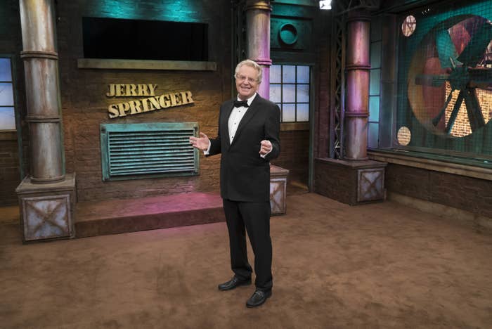 Jerry on his TV show