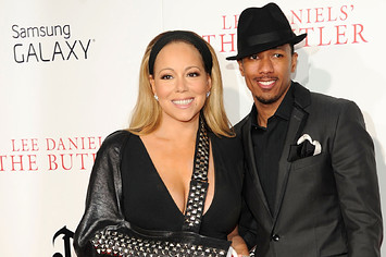 Mariah Carey and Nick Cannon in 2013 "The Butler" New York premiere
