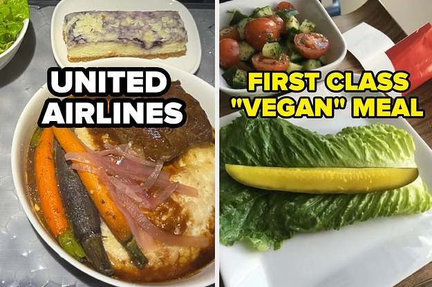 Here's What First Class Food And Economy Food Looks Like On Airlines Around The World