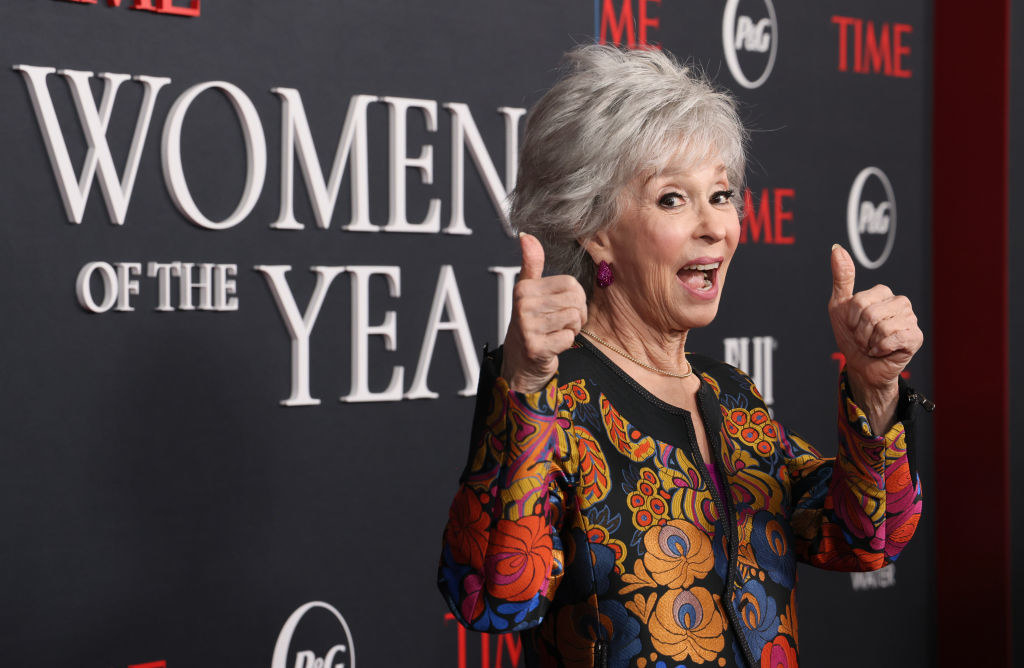 rita throwing two thumbs up