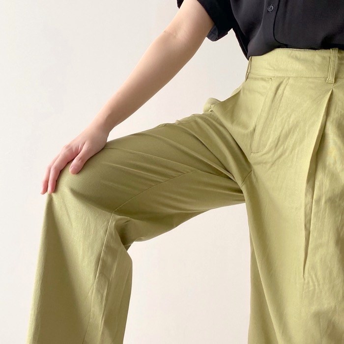 GU（ジーユー）のオススメのパンツ「リネンブレンドグルカパンツ+X」