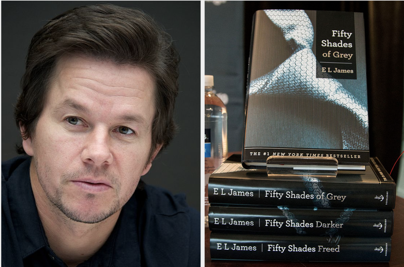 Mark Wahlberg and the 50 Shades of Grey books