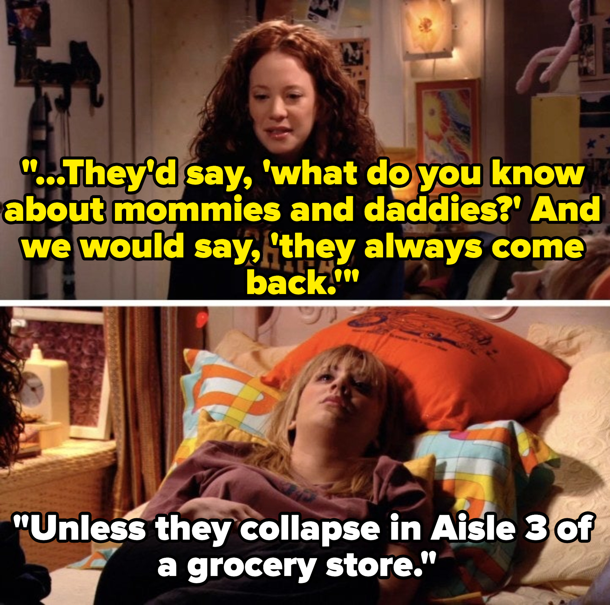 daughters discuss their dad dying