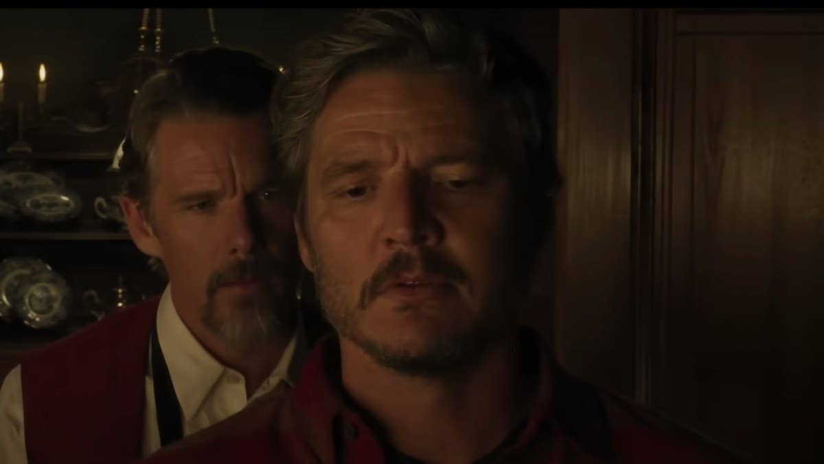 Pedro Pascal and Ethan Hawke co-star in the short film 'Strange Way of Life,' Pedro Almodóvar's queer Western romance coming to Cannes Film Festival.