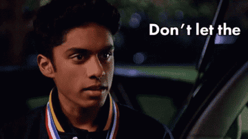 Young man saying "Don't let the haters stop you from doing your thang"