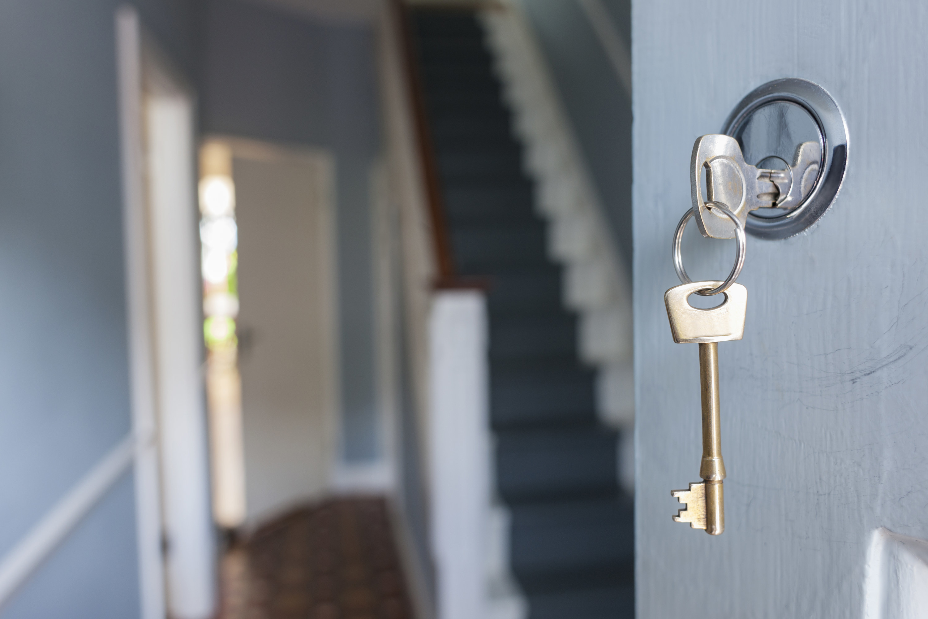 Key in house lock