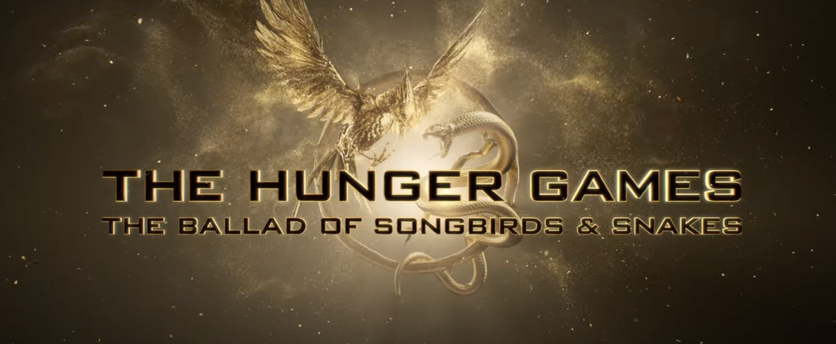 The title card for The Ballad of Songbirds and Snakes
