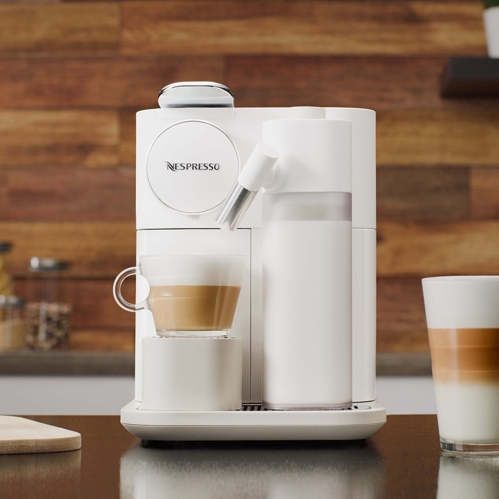 Image of white espresso machine