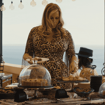 Jennifer Coolidge saying, &quot;I only have four hands&quot; as Tanya McQuoid in &quot;The White Lotus&quot;