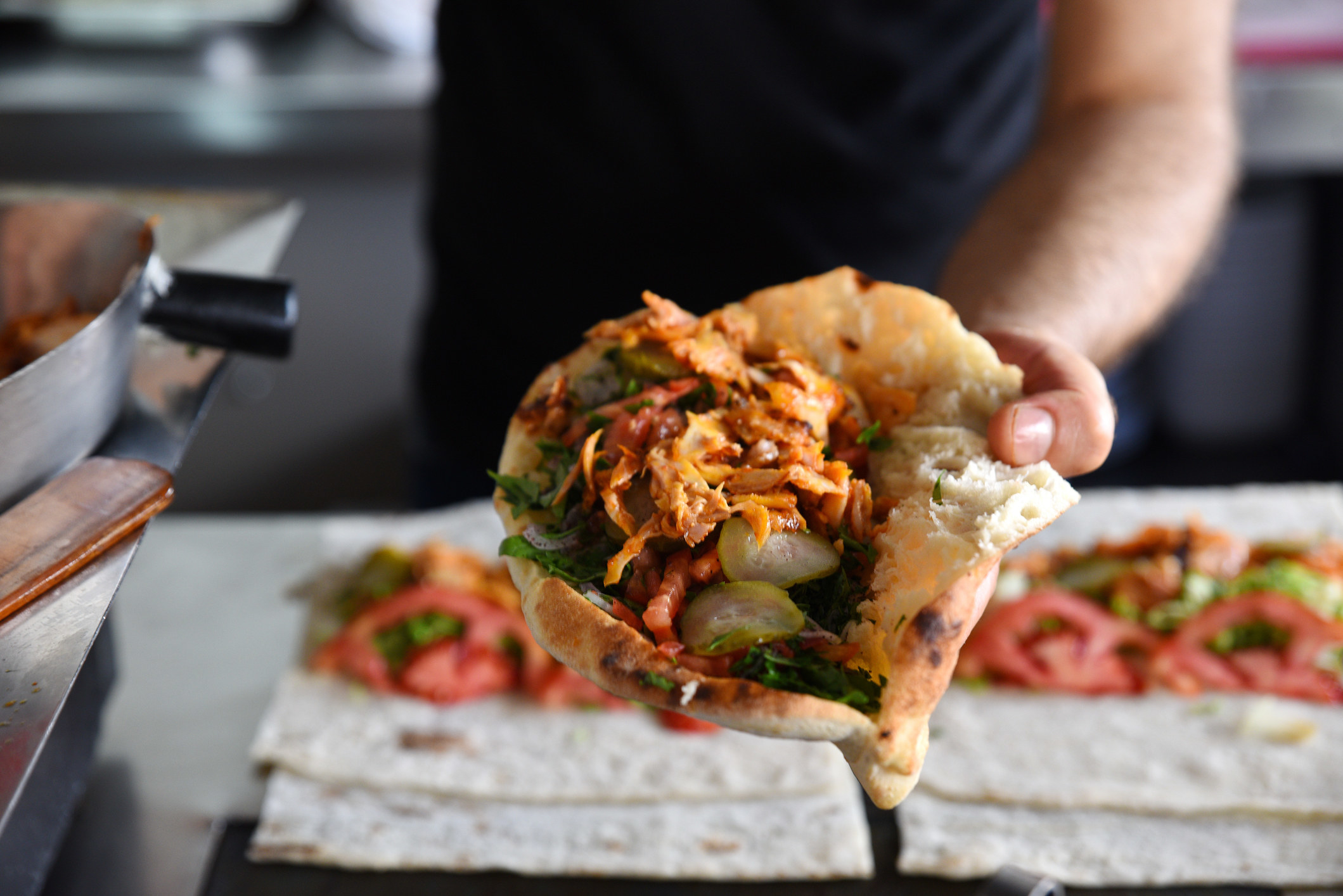 Turkish doner kebab