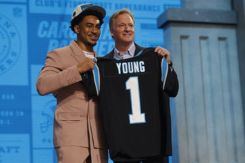 Bryce Young, quarterback for the Carolina Panthers