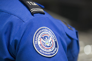 Transportation Security Administration (TSA) agent's patch via Getty Images