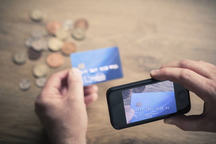 phone camera taking a photo