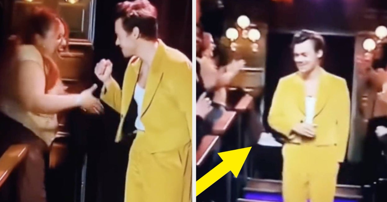 A Harry Styles Fan Fainting After Fist-Bumping Harry Is Going Viral, And I Hope She’s Okay