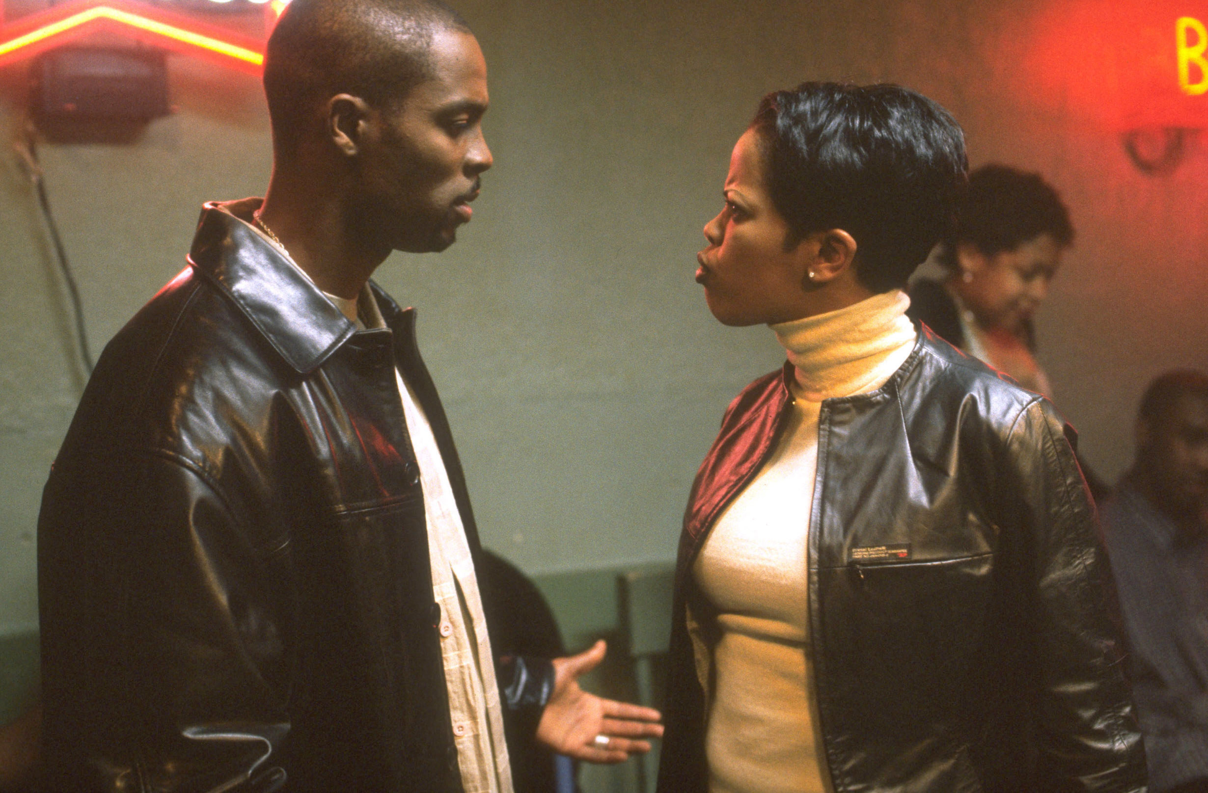 A man and a woman arguing