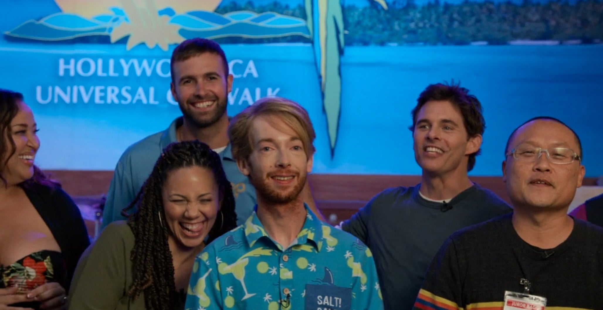 The &quot;Jury Duty&quot; cast laughs as they leave Margaritaville