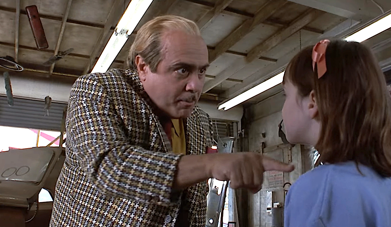 A man scolding a child