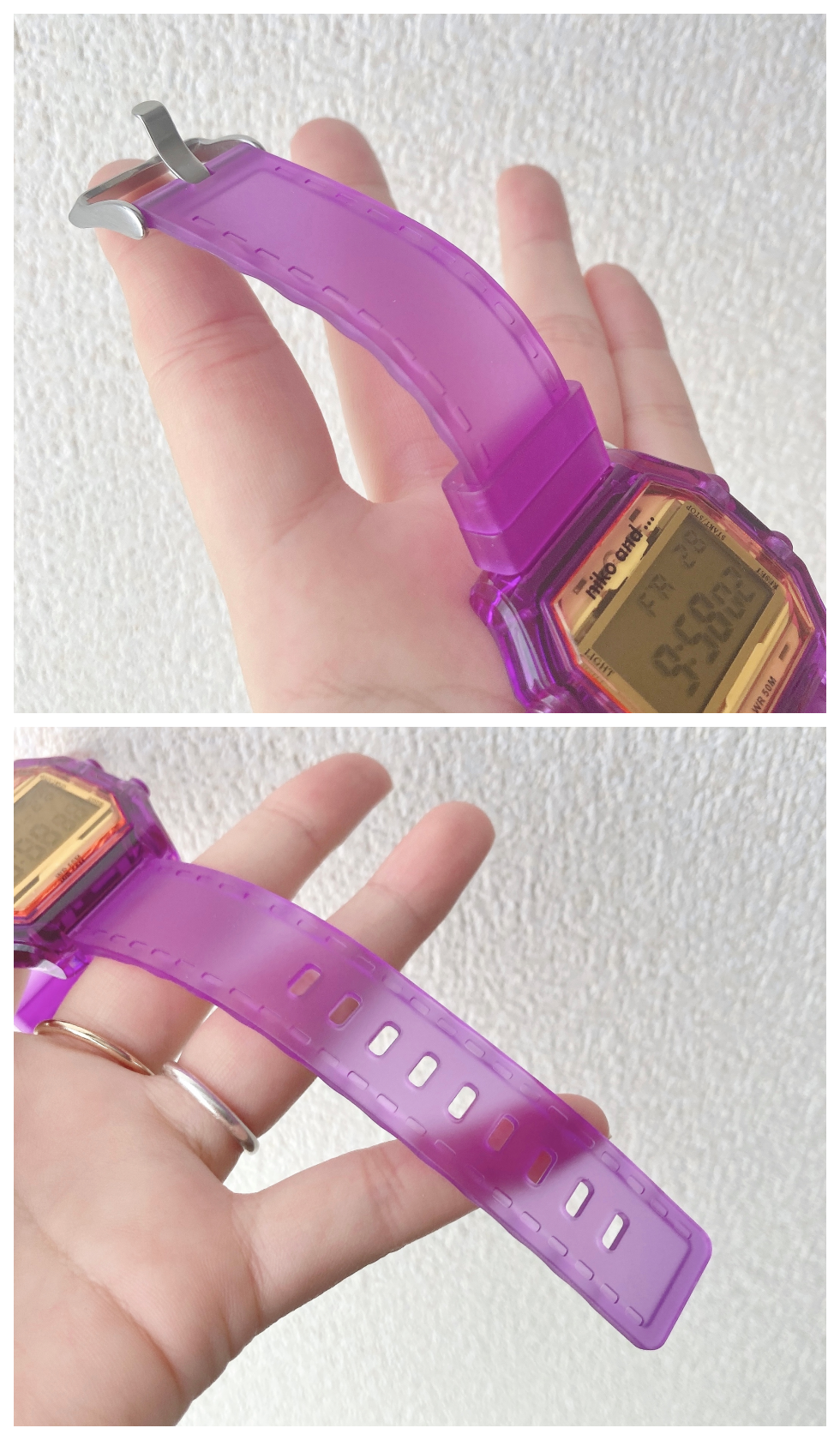 niko and&hellip;（ニコアンド）のオススメの腕時計「角デジタルウォッチ」