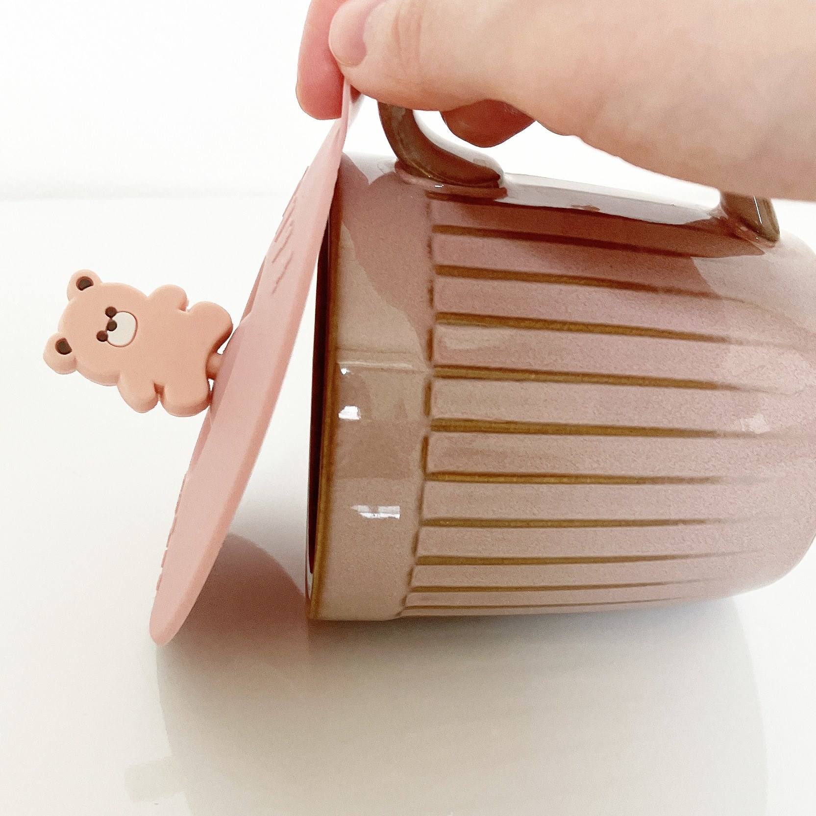 Seria(セリア)のおすすめ日用雑貨「くまのカップカバー」